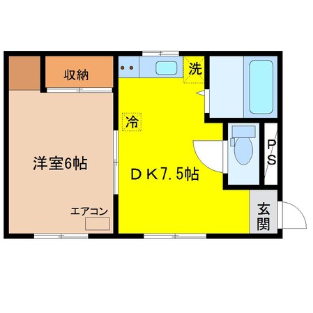 稲荷町駅 徒歩10分 1階の物件間取画像